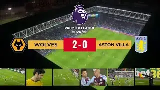 Wolves vs Aston Villa - Highlights | Liga Primer Inggris 2024/25