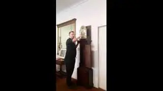 Setting up a grandfather clock part 2 . www.snowdo