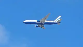 *Rare* Las Vegas Sands Boeing 767-3P6(ER) landing in San Diego!