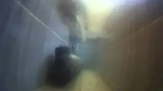 rc submarine(Type 209/1200) firing a torpedo