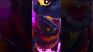 FALL GUYS GODZILLA 1995 SKIN GAMEPLAY! #Shorts