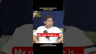 Johnny Lever? Nah it&rsquo;s&hellip; #johnnylever #podcastclips #viralreels #realname #stage #bollywood