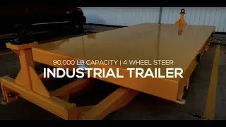 90k Capacity Trailer | 4 Wheel Steer | Green Valley Manufacturing