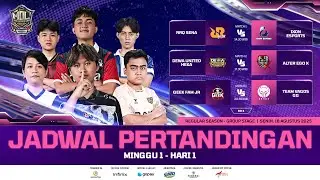 🔴LIVE | MDL ID S12 | Regular Season | Minggu 1 Hari 1