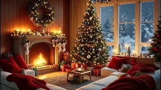 Relaxing Christmas Music 🎄 Cozy Winter Scenes for Sleep & Relaxation