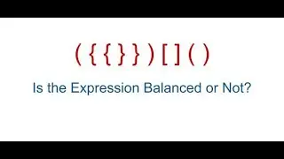 Balanced Brackets|| stacks|| CPP || do subscribe  || do like ||