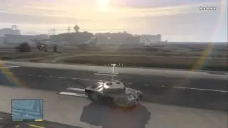 Rhino airport rampage GTA5