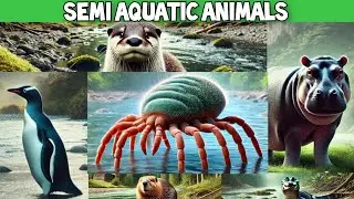 30 + Incredible Semi-Aquatic Animals | Land & Water Masters