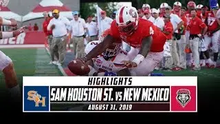 Sam Houston State vs. New Mexico Football Highlights (2019) | Stadium