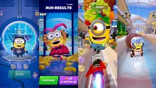 AFL vs Can-Can Dancer vs Vacationer vs Racer | New Minion rush |