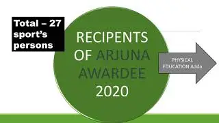 Everything about Arjuna award || Recipents of Arjuna award 2020 || अर्जुन पुरस्कार 2020 ||
