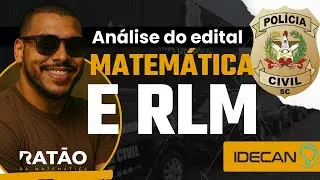 A MATEMÁTICA DA PCSC EM LITERALMENTE 37 MINUTOS - BANCA IDECAN