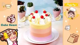 Summer cake recipe | The most beautiful cake decorating ideas #shorts