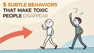 5 Subtle Behaviors That Quietly Make Toxic People Disappear #psychology #humanbehavior