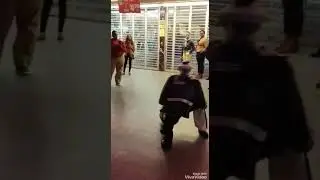 most talented old man in local airport