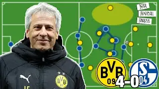 How Favre's Borussia Dortmund Tactics Destroyed Schalke 04 [4-0] | Bundesliga | Tactical Analysis