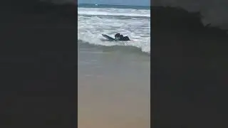 Her first time bodyboarding doing great baby girl🥰 #puertorico #beautiful #youtubeshorts