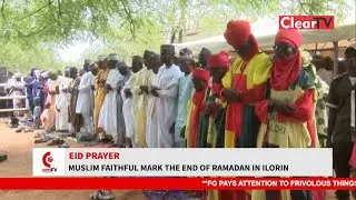 Eid Prayer - Muslim Faithful Mark The End Of Ramadan In Ilorin