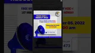 Hssc part 1 federal board result date announced first Annual exam 2022 federal board