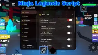 Roblox Ninja Legends Script Auto Farm (Best Script)