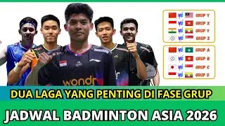Jadwal Badminton Asia Team Championships #badmintonasia #bac2026
