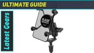 RAM Mounts X-Grip Small Phone Holder with Motorcycle Fork Stem Base: The Ultimate Phone Mount