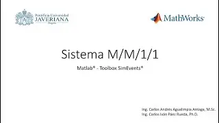 Capacitaci&oacute;n en el Toolbox SimEvents  de Matlab/simulink para el sistema M/M/1/1