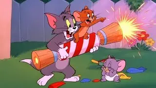 Tom Uses a Firecracker Against Jerry?! Huge Mistake | Tom & Jerry