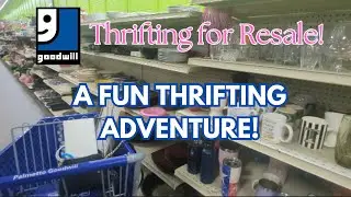 THRIFTING FOR RESALE at GOODWILL! A FUN THRIFTING ADVENTURE! LARGE THRIFT HAUL Myrtle Beach, SC