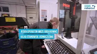 Zrobotyzowane stanowiska do obsługi CNC w firmie Stalko