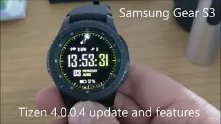 Samsung Gear S3 Tizen software update (4.0.0.4)