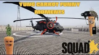 SQUAD | YungCarrot Funny moments in Squad #1 #gaming #funny #fyp