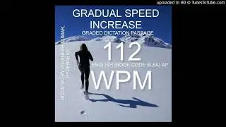112 WPM (3) ENGLISH DICTATION (BOOK CODE SL6A) GRADUAL SPEED IMPROVEMENT
