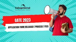 GATE 2023 Application Form Released | Process | Fees #gate2023