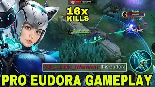 EUDORA BEST BUILD 2025 | TOP 1 GLOBAL EUDORA GAMEPLAY ~ MLBB