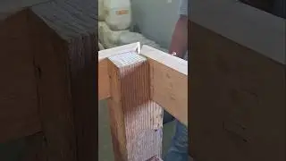 Heavy Timber Post and Beam Joinery Tips #howto #tutorial #woodworking #diy #shorts #carpentry