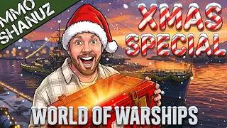 Первый взгляд на рождественское событие World of WarShips! #mmoshanuz #worldofwarships #wows