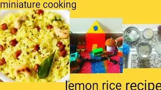 miniature cooking lemon rice recipe