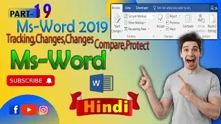 #19 How to Use Review Tab in Word 2019 I Review tab| Review tab in winword #winword #computer part-2