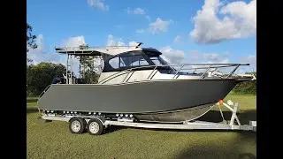 P750| Profisher 7.5m with Full close cabin Customize design Commercial Fishing use 3 Boat doors