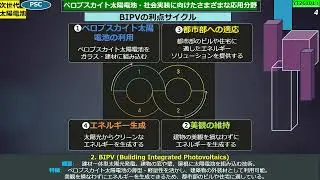 YT26101①   ペロブスカイト太陽電池・社会実装に向けたさまざまな応用分野