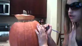 Carving A BIG Pumpkin