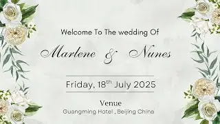Marlene & Nunes Wedding Ceremony || 18th July 2025