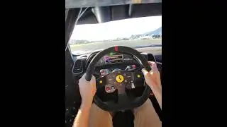 POV Ferrari 458 Challenge 💥🚀 #automobile #ferrari #racecar