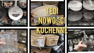 TEDI❗KUCHENNE❗JAKIE PIĘKNE TALERZE❗PATELNIE❗DOZOWNIKI POJEMNIKI MISKI KOSZYKI👍