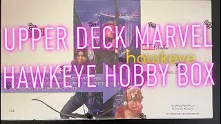 Upper Deck Marvel Hawkeye Hobby box opening🔥🔥🔥