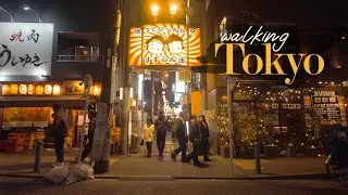 Walking Tokyo【東京散歩】夜の池尻大橋から三軒茶屋へ | Ikejiri-Ohashi to Sangen-jaya at Night - 4K 60fps HDR Japan