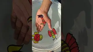 Wow Interesting 🤔 Shivling Drawing 🤩 || Float On Water 🌊🌊 || Make On Hand 👏 #art #shorts