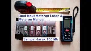 Meteran Laser Digital SNDWAY upto 100 Mtr