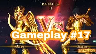 Aioros Sagitario Vs Shiryu Libra || Saint Seiya Soldier Soul Gameplay #17